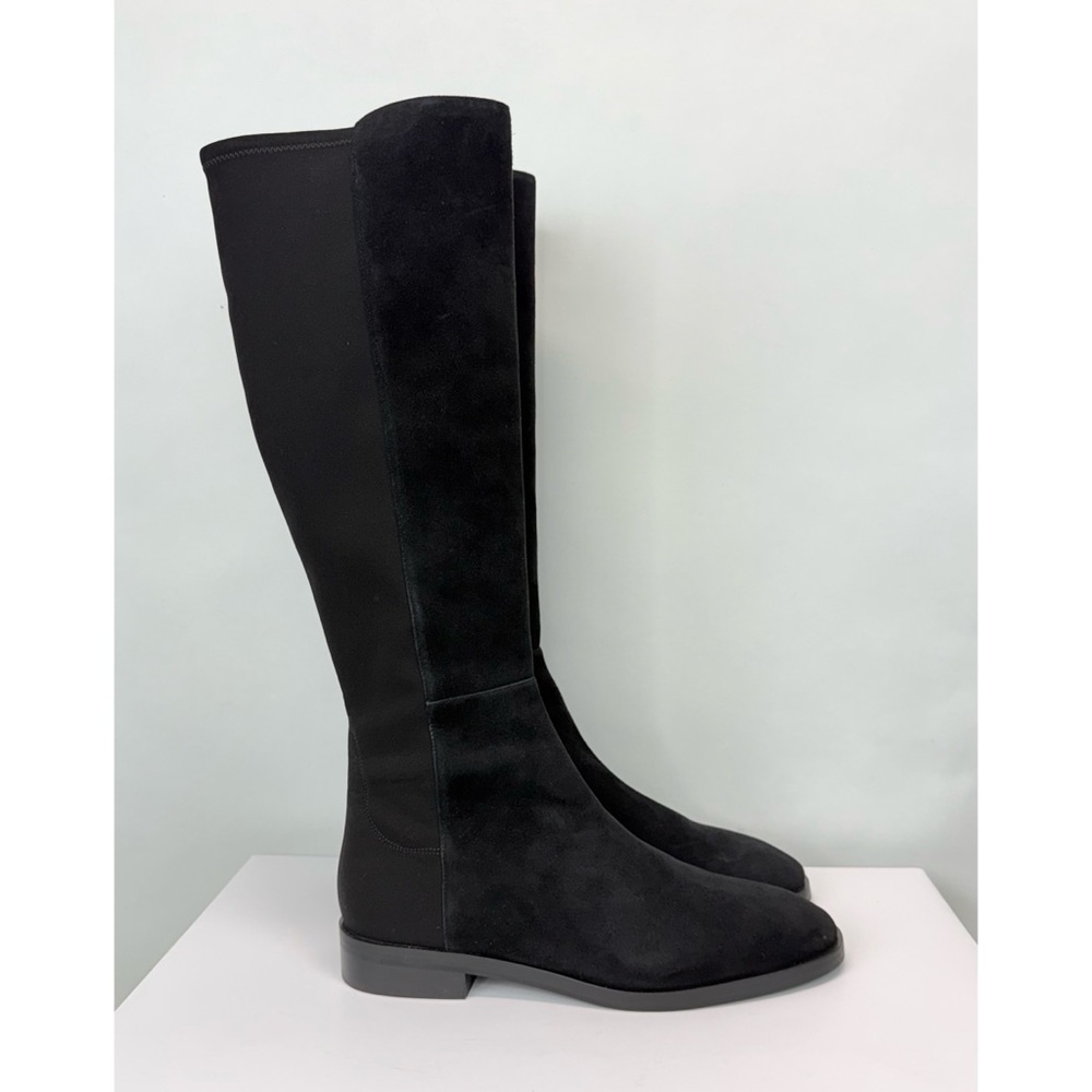New Stuart Weitzman Greer City Knee High Boot Black Sz 11.5 - Picture 3 of 13